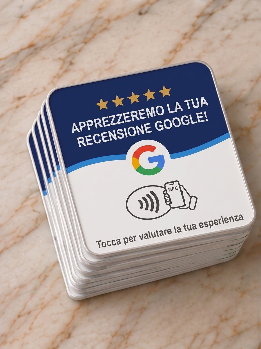 Tessera NFC TapReview: foto del prodotto